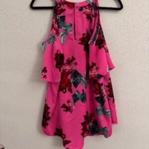 Top Tank Floral Rosado (Pink Floral Tank Top)